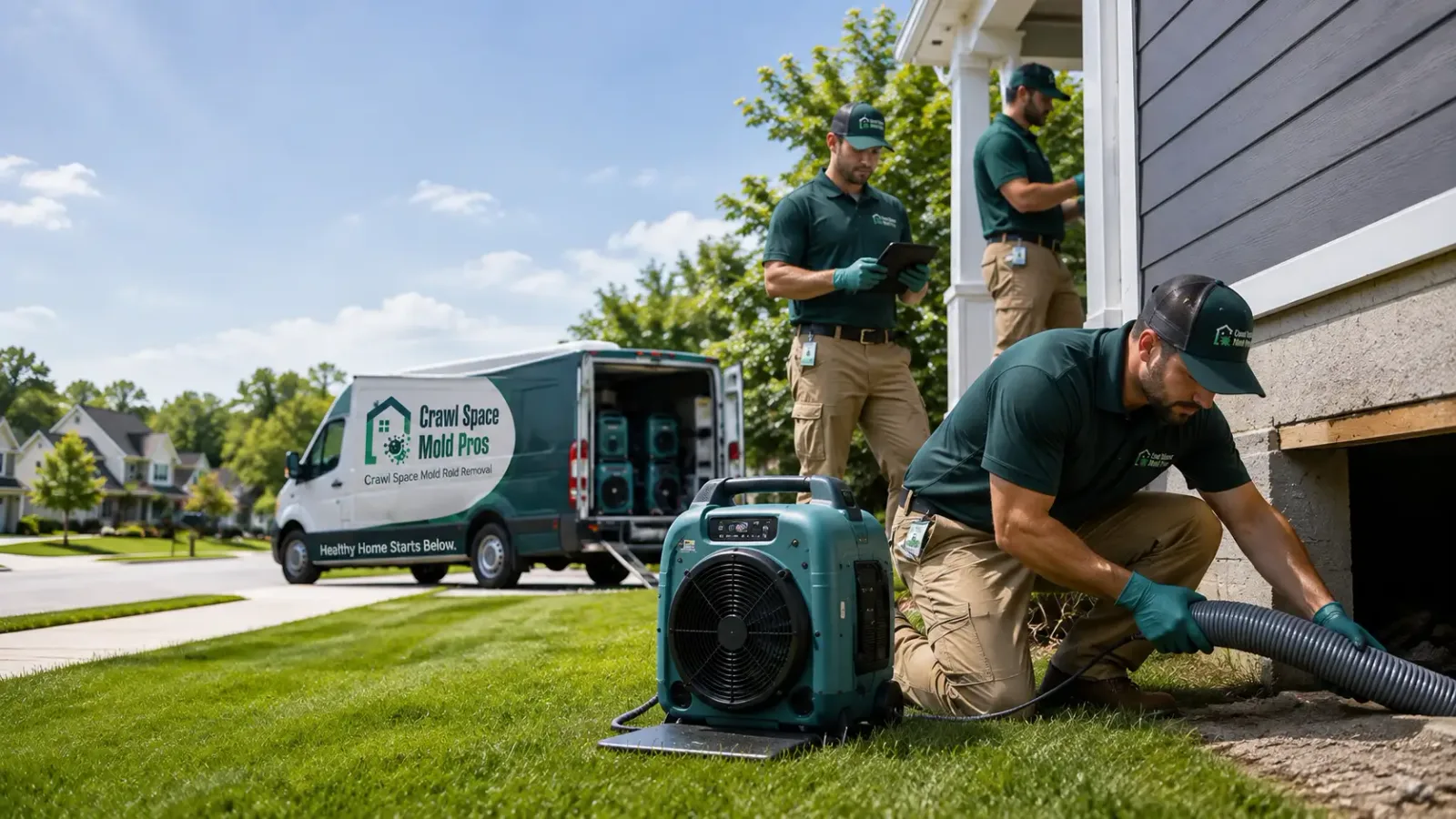 Crawl Space Mold Removal in Hiawatha, KS